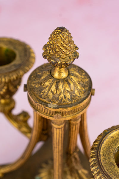 Antique Napoleon III Gilt Candelabra