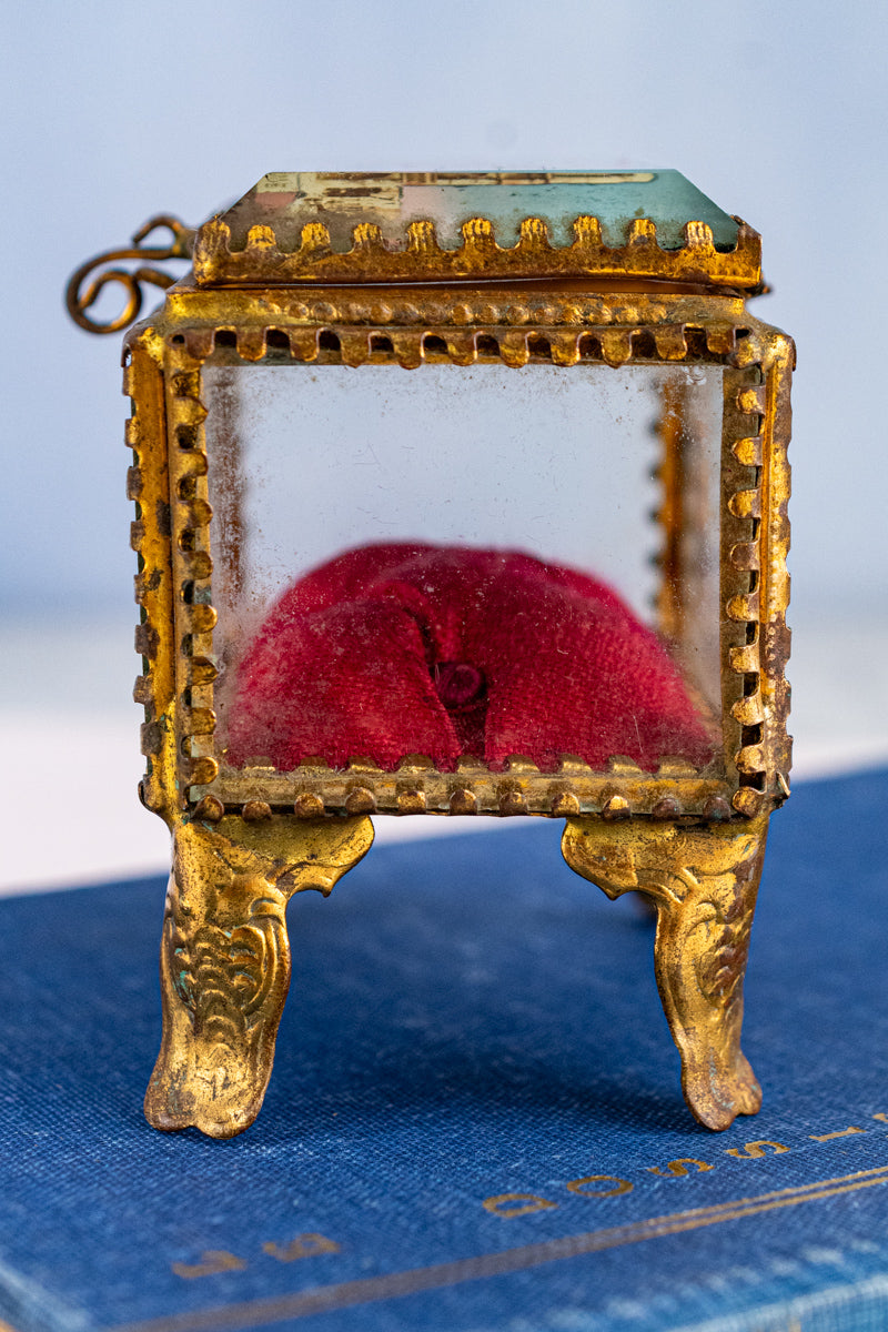 Antique Notre Dame de Paris Souvenir Jewelry Box, image 9 of 14