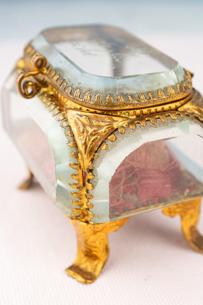 Antique Notre Dame de la Roche Jewelry Box