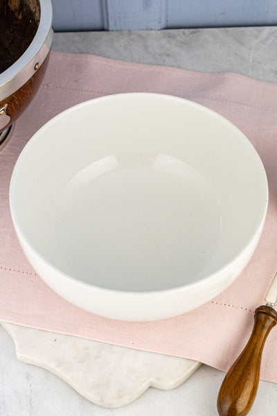 Antique Oak and Silverplate Centerpiece Serving Bowl Set