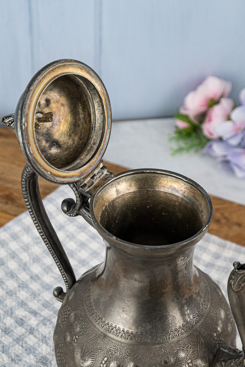 Antique English Pewter Coffeepot