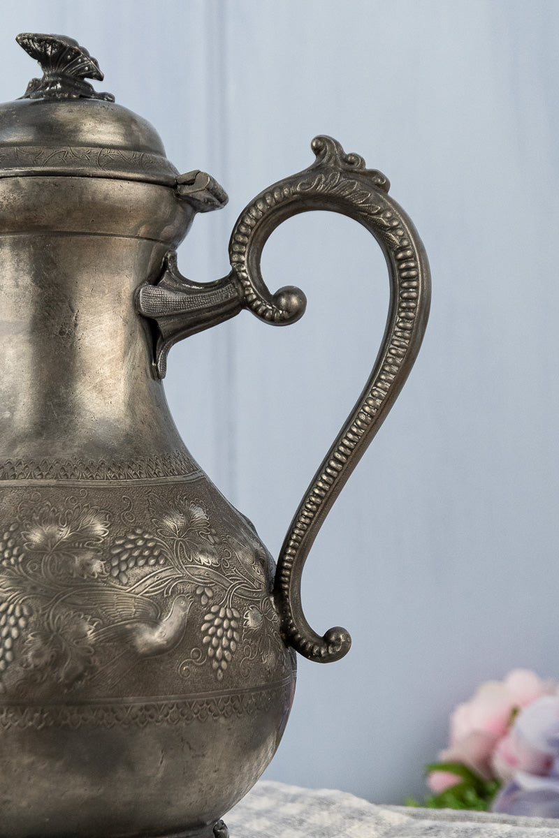 Antique English Pewter Coffeepot