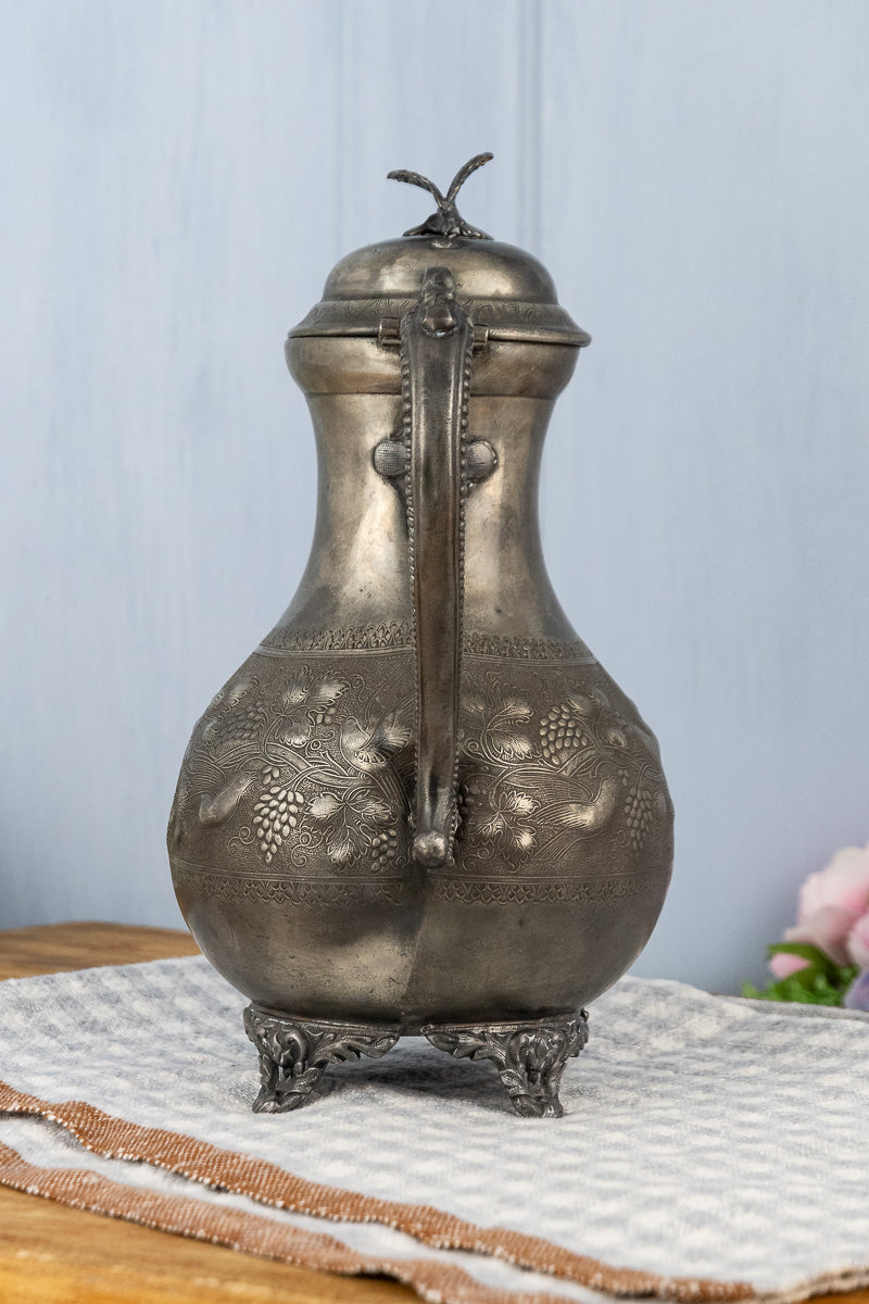 Antique English Pewter Coffeepot