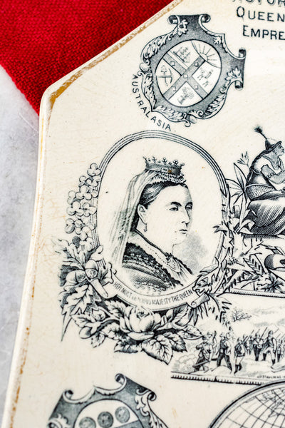 Antique Queen Victoria 1887 Golden Jubilee Plate
