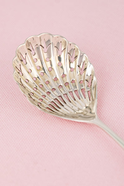 1893 Antique Silver Military Sifting Spoon