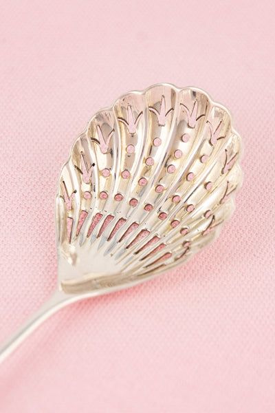 1893 Antique Silver Military Sifting Spoon