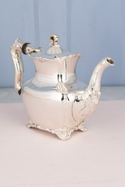 Antique Silverplate Ten Eyck Hotel Teapot