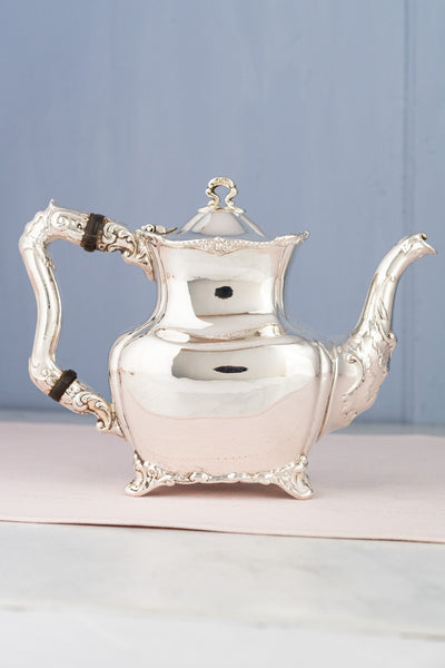 Antique Silverplate Ten Eyck Hotel Teapot