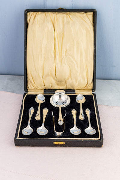 Antique Silverplate Afternoon Tea Cutlery - Service for 6