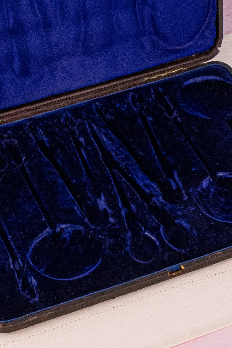 Antique Silverplate Apostle Dessert Service, image 4 of 14