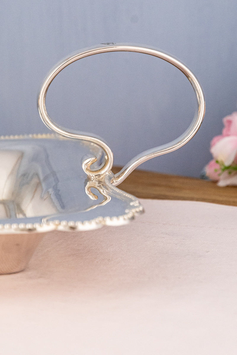 Antique Silverplate Asparagus Tray