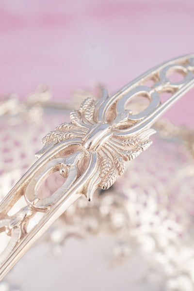 Antique Silverplate Cake Basket