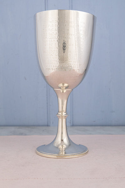 Antique Silverplate English Shooting Trophy