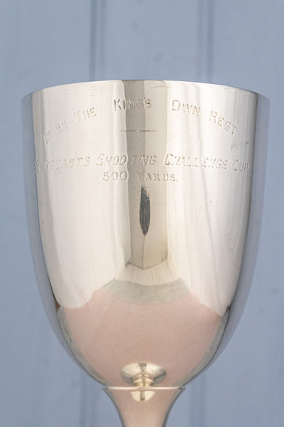 Antique Silverplate English Shooting Trophy