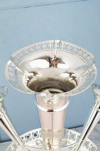 Antique Silverplate Grand Epergne