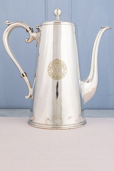 Antique Silverplate Mosley Hotel Coffee Pot