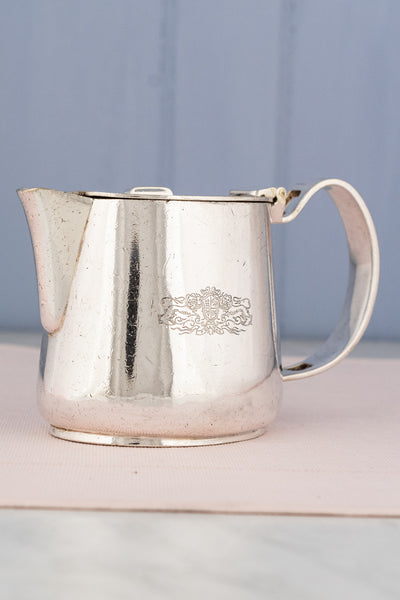 Antique Silverplate Pullman Teapot