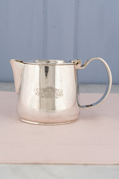 Antique Silverplate Pullman Teapot