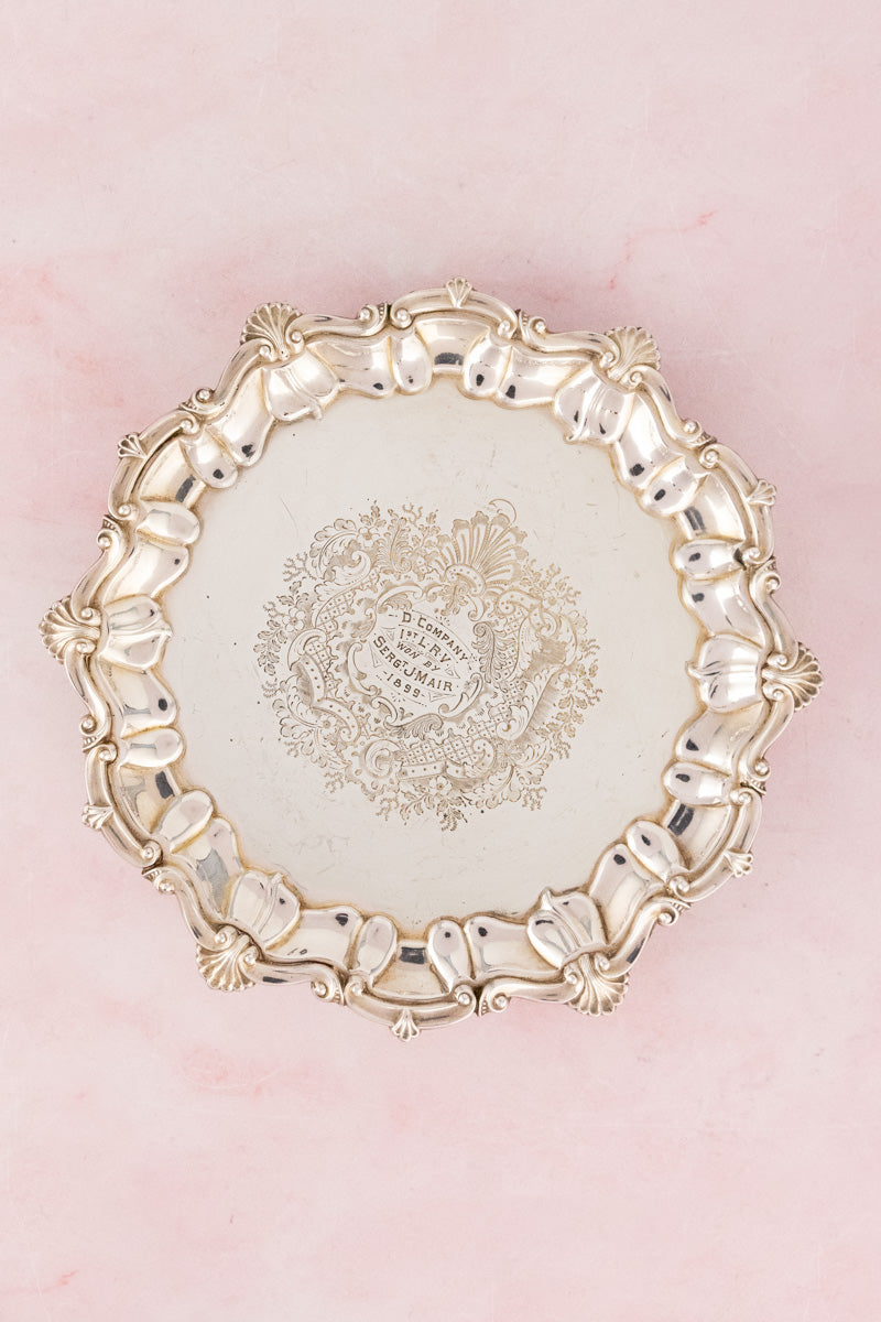 1899 Silverplate Marksmanship Salver