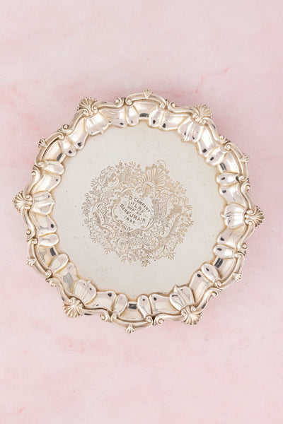 1899 Silverplate Marksmanship Salver