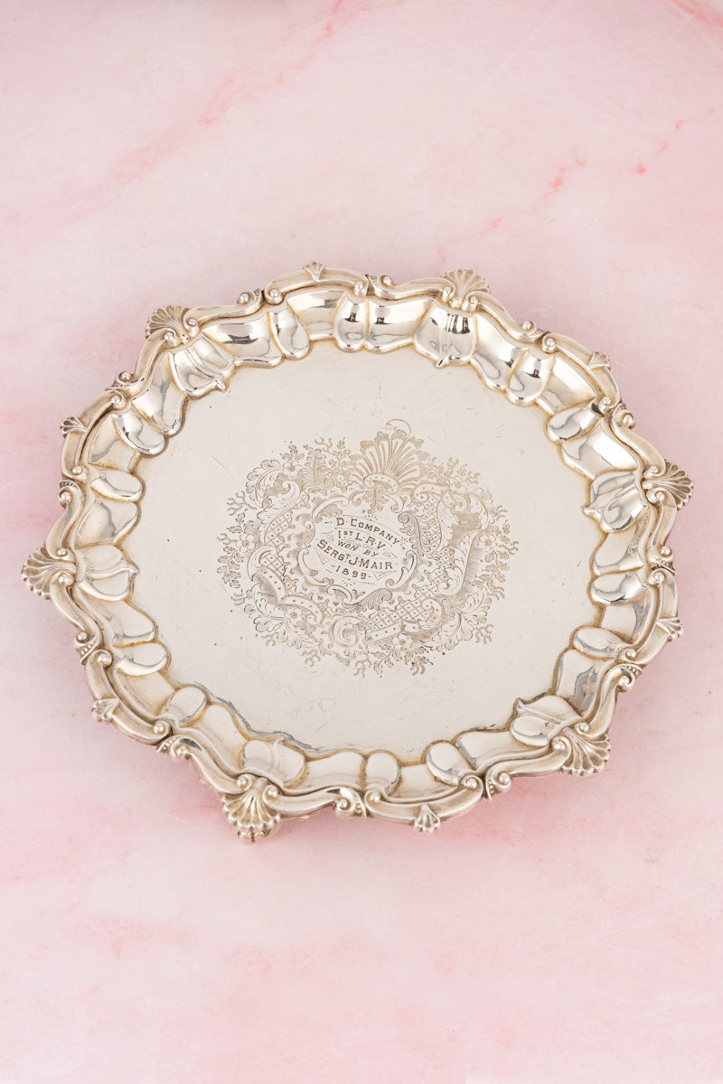 1899 Silverplate Marksmanship Salver
