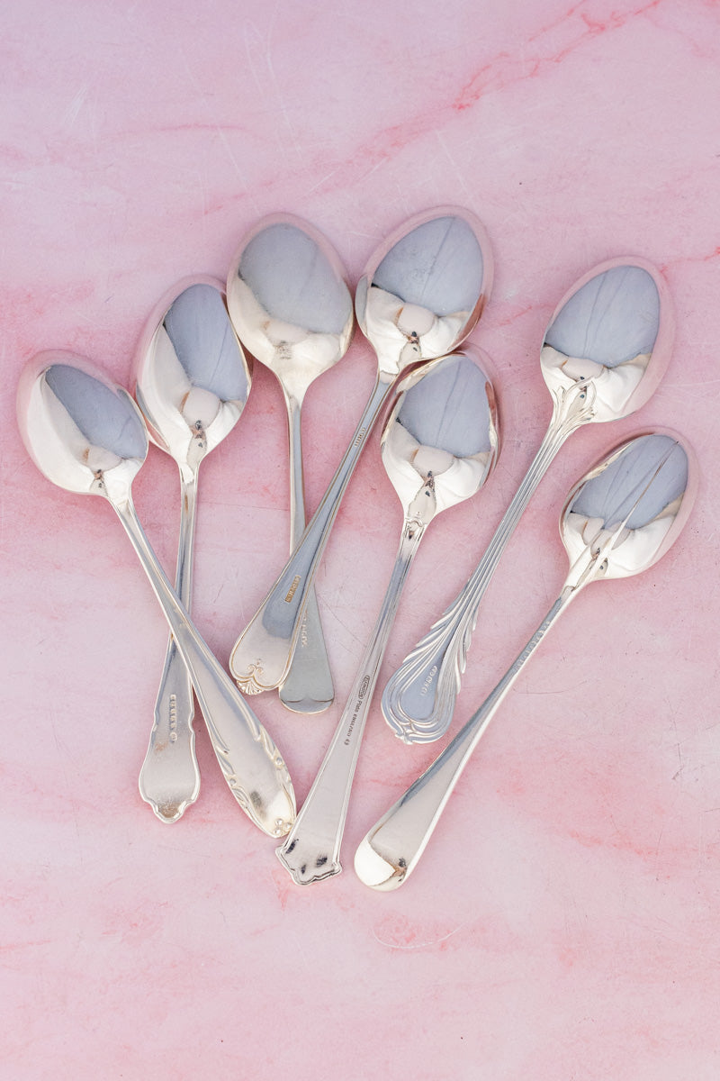 Antique English Silverplate Serving Spoon
