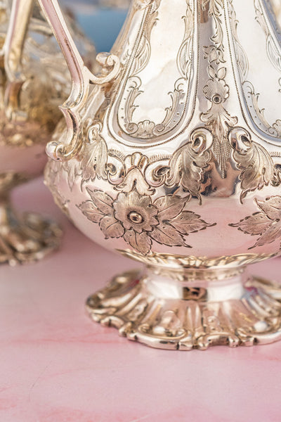 Antique Silverplate Tea & Coffee Service - 4 pieces
