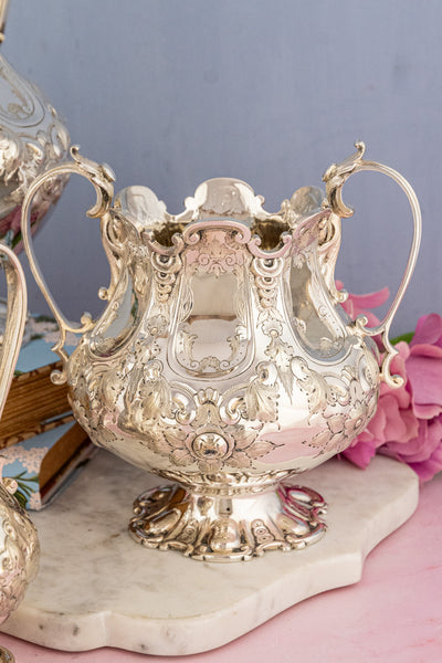 Antique Silverplate Tea & Coffee Service - 4 pieces