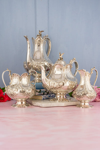 Antique Silverplate Tea & Coffee Service - 4 pieces
