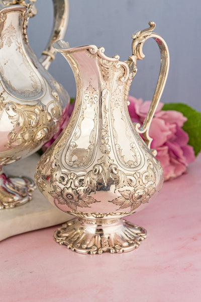 Antique Silverplate Tea & Coffee Service - 4 pieces