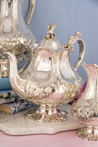 Antique Silverplate Tea & Coffee Service - 4 pieces