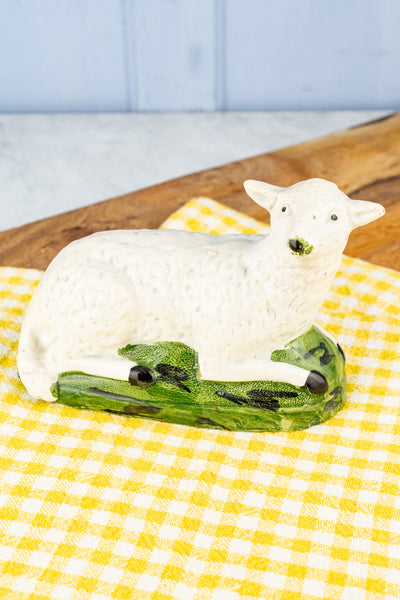 Antique Staffordshire Ewe Figural