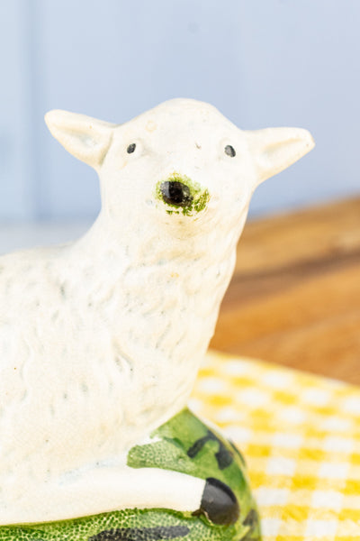 Antique Staffordshire Ewe Figural
