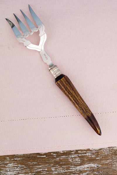 Antique Stag Horn Handle Servers with Rests