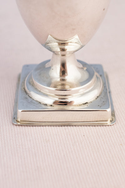 Antique Sterling Silver Egg Cup & Spoon