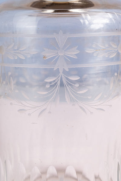 Antique French Sterling & Glass Vanity Bottle