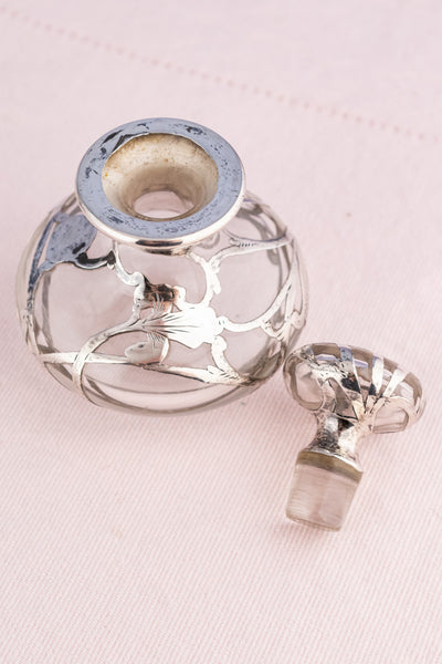 Antique Sterling & Glass Vanity Bottle