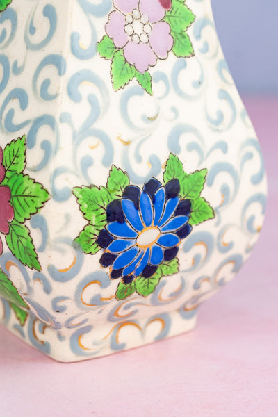 Antique French Butterfly Vase Pair