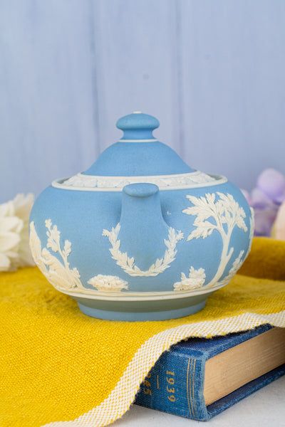 Antique Wedgwood Jasperware 3-Piece Tea Service
