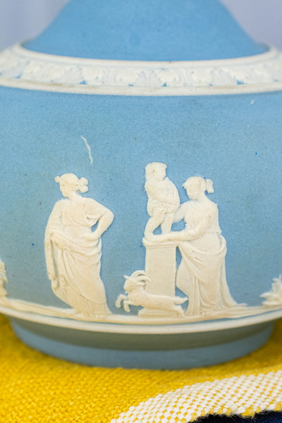 Antique Wedgwood Jasperware 3-Piece Tea Service