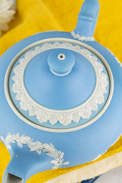 Antique Wedgwood Jasperware 3-Piece Tea Service