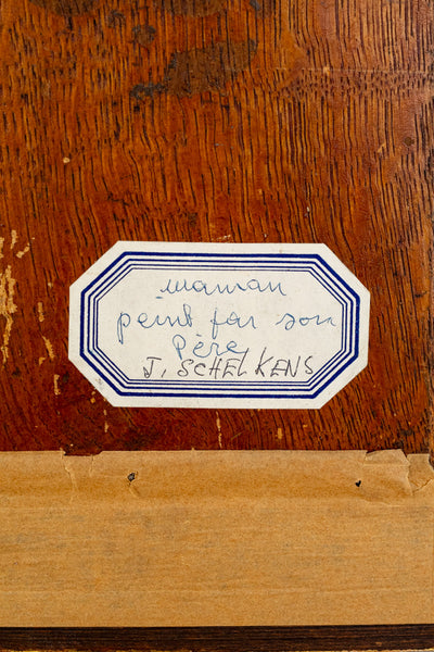Antique "L'Enfant" Painting