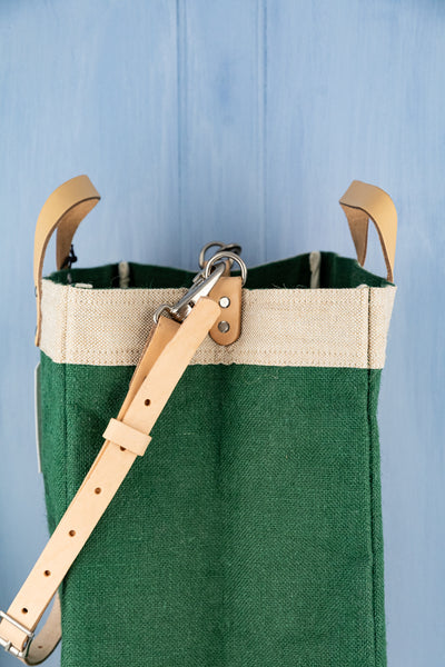 Apolis Field Green P.O.S.H. Market Bag with Shoulder Strap