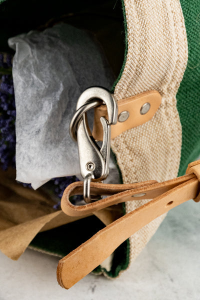 Apolis Field Green P.O.S.H. Market Bag with Shoulder Strap