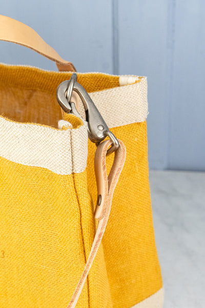 Apolis P.O.S.H. Market Tote with Shoulder Strap in Goldenrod