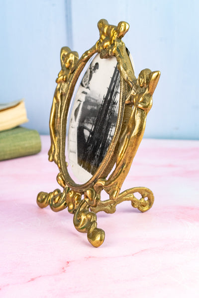 Art Nouveau Brass Picture Frame