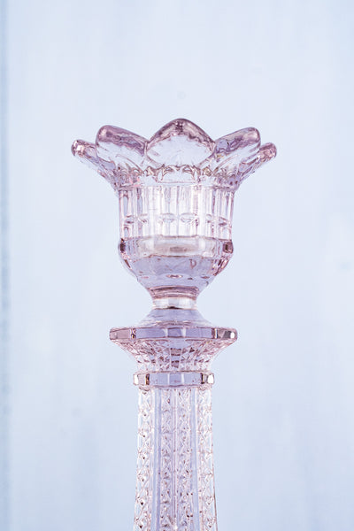 Art Nouveau Eiffel Tower 25th Anniversary Candlestick Pair
