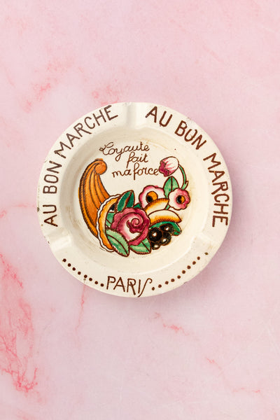 Antique Au Bon Marché Paris Department Store Ashtray