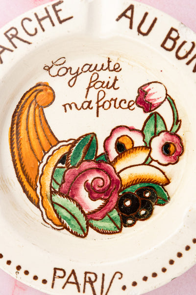Antique Au Bon Marché Paris Department Store Ashtray