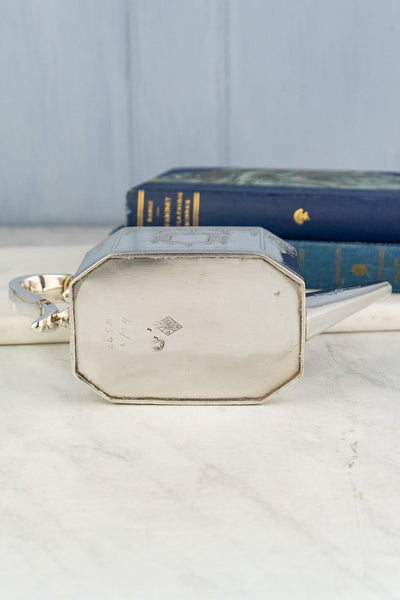Antique Octagonal Silverplate Tea Service